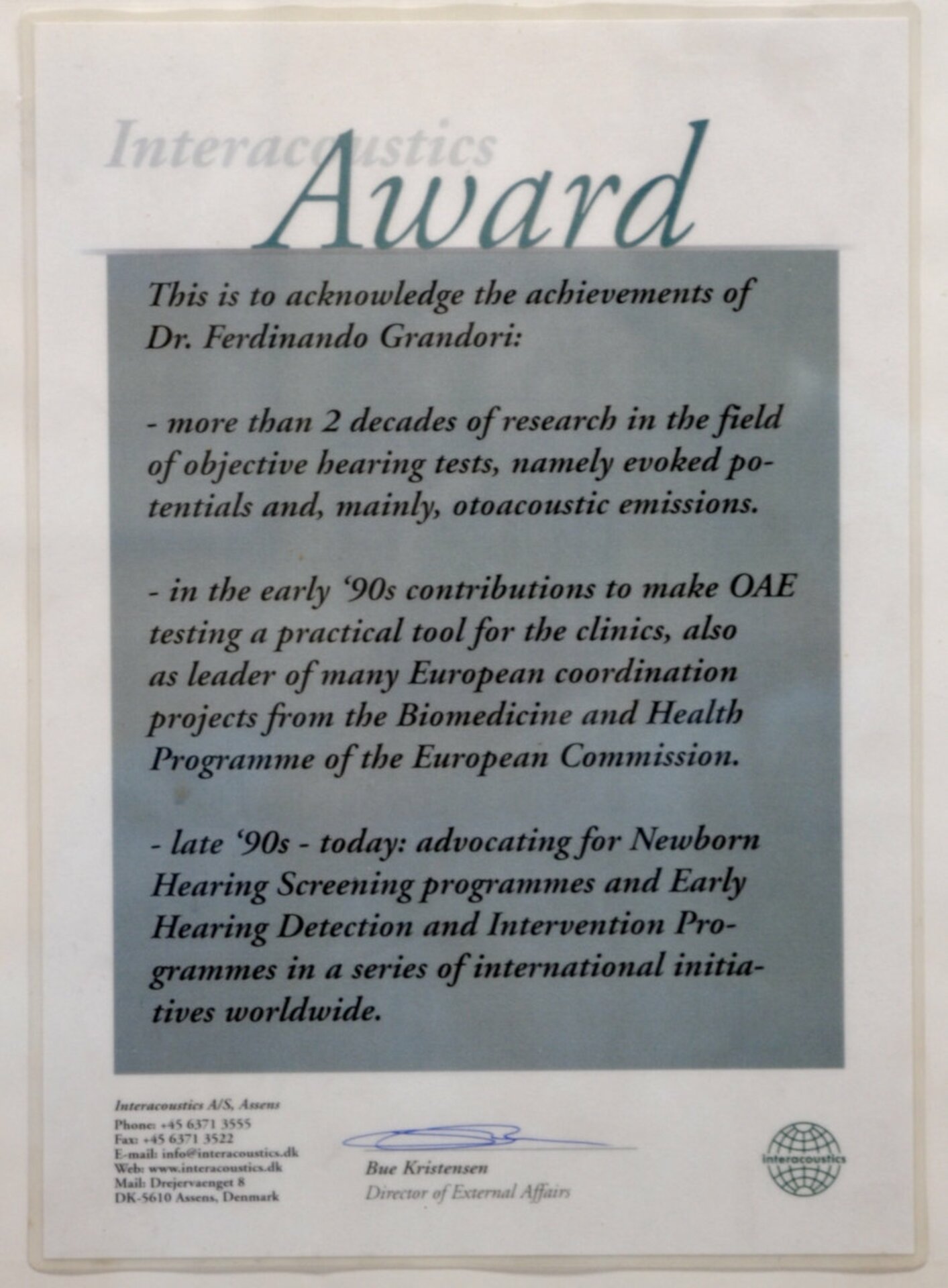 Awards / Honors / Honorary Memberships